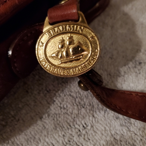 Vintage Brown Leather Brahmin Purse - Picture 3 of 13